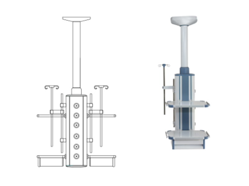 多功能医疗柱--双面